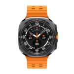 Samsung Galaxy Watch Ultra 47mm - Titanium Gray / Orange Band - Image 2