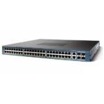 Cisco WS-C4948-S 48 Port Gigabit Ethernet Switch w/ Dual PSU & Rack Ears