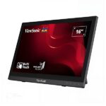 ViewSonic Monitor TD1630-3  16’’ 10-Point Touch Screen Monitor| TN Technology | WXGA | Static Contrast Ratio 500, 1(typ) | Response Time 12ms | Backlight life 15000 hrs | Flat | Built-in Speakers | Flicker-Free | Blue Light Filter | 1 Year Warranty |60 Hz |Resolution:1366x768 |PC Operating System: MAC/Windows |1 VGA | 1 USB Type B | 1 Audio In | 1 HDMI