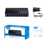 CUDY 8-PORT 10/100/1000 Mbps DESKTOP SWITCH - Image 2