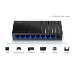 CUDY 8-PORT 10/100/1000 Mbps DESKTOP SWITCH - Image 3