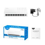 CUDY 8-PORT 10/100 Mbps DESKTOP SWITCH - Image 2
