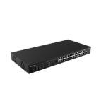 Ruijie Reyee RG-ES126S-LP V2, 24-Port 10/100 Mbps with 2-Port Gigabit Rackmount PoE Switch
