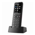 Yealink W57R Rugged DECT Cordless IP Handset – IP54, 2-Call, 40h Talk / 575h Standby
