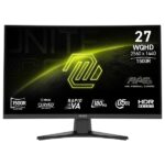 MSI MAG 275CQF E18 Gaming Monitor, 27" of stunning Rapid VA WQHD 180 Hz for Ultra Smooth Visuals