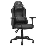 COUGAR Fusion S Black Gaming Chair Black Ergonomics and gaming Style Reclining 2 direction Adjustabl